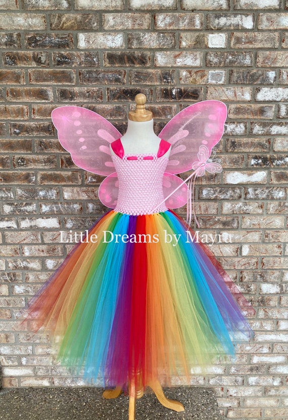 fairy dress with wings and wand A-line Modest Fairy Tulle New Pretty Popular Long Women Evening Prom D –  bridalsew