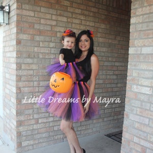 Mommy and me Halloween tutu - Mommy and me halloween costume - Mother and daughter Halloween costume