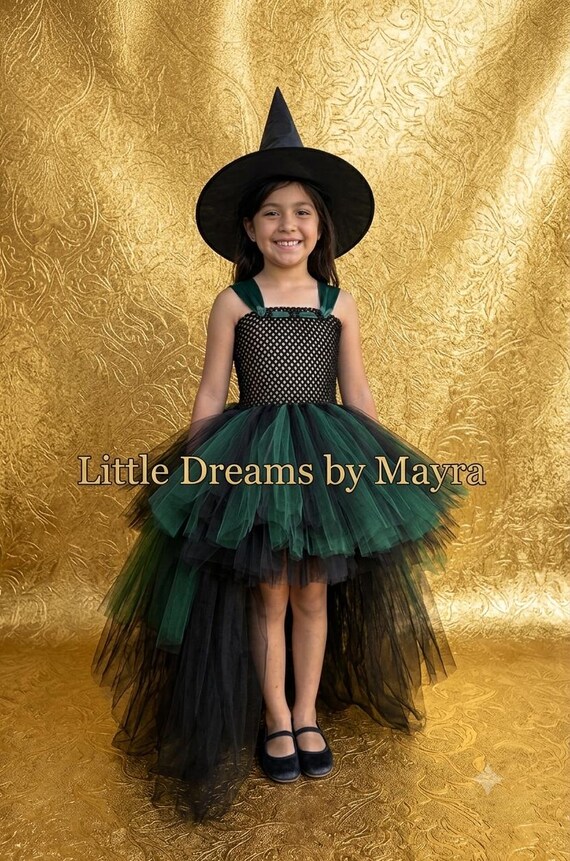 Witch tutu dress and hat, Halloween tutu dress, witch costume any size from nb to adult, Adult witch costume