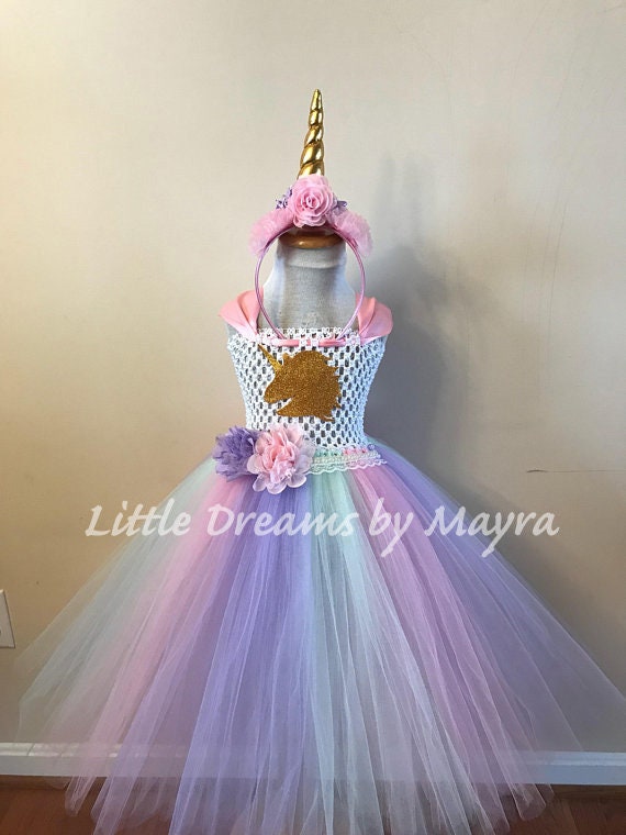 strapless open back dress Buy Unicorn Birthday Tutu Dress | Magical Girls Party Outfit