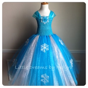 Vestido tutu de floco de neve, vestido tutu de inverno, vestido tutu de aniversário, vestido tutu de concurso de beleza, vestido tutu de Halloween, tamanho NB até 14 anos