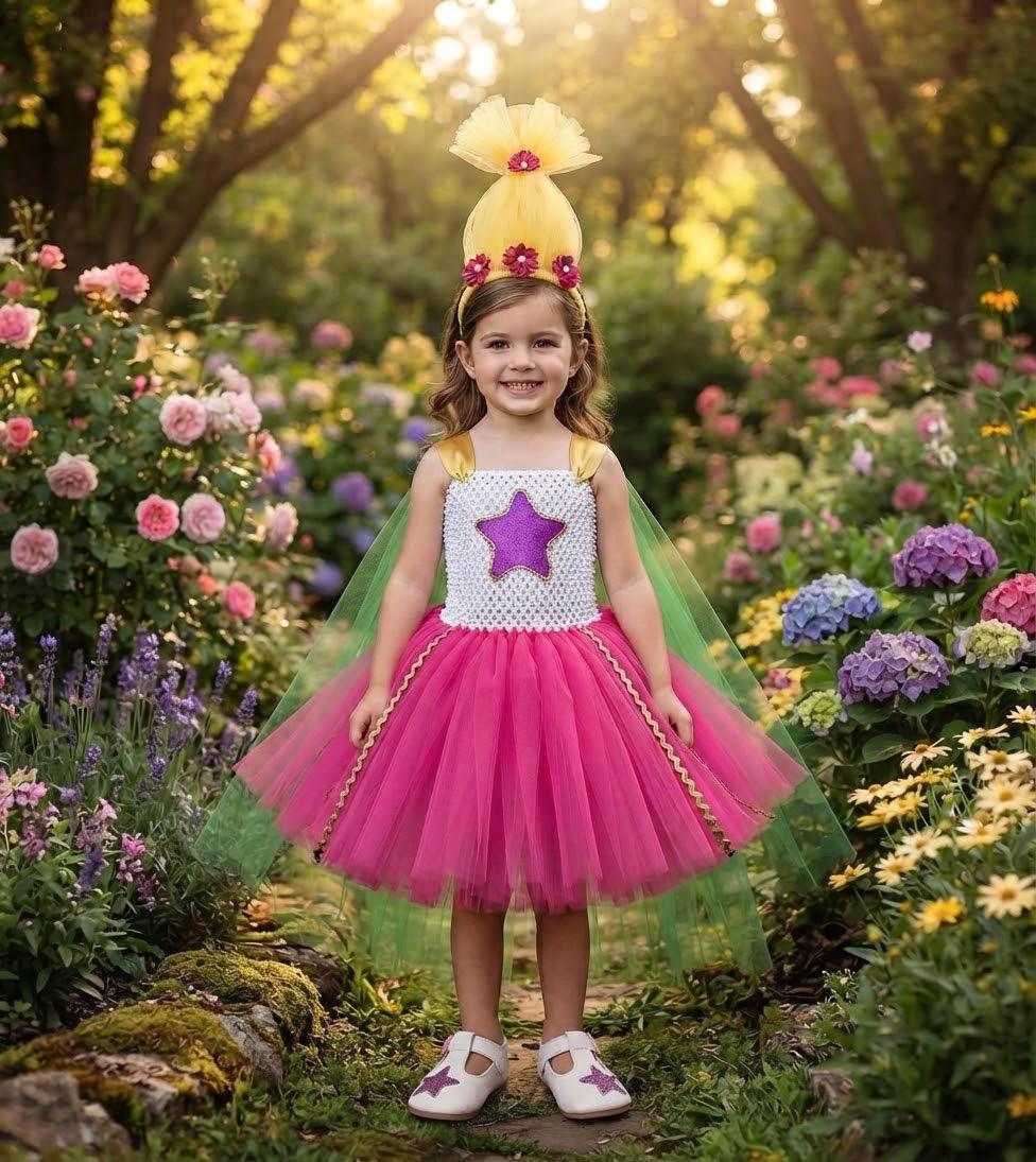trolls birthday dresses Outfit Color:Medium Wash Your little girl will 30off Francoise | Black Cowl
