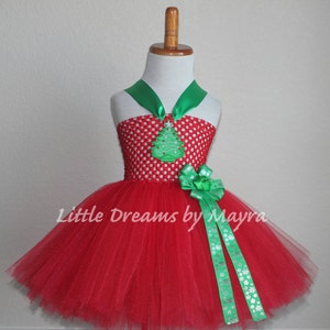 Weihnachtsbaum Tutu Kleid, Weihnachten Verkauf perfektes Geschenk, 1. Weihnachten Outfit Größe nb bis 10Jahre