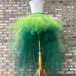 High low tutu skirt, Green tutu skirt, Toddler tutu, girl tutu, St Patrick tutu skirt, leprechaun costume, leprechaun tutu skirt, Elf tutu