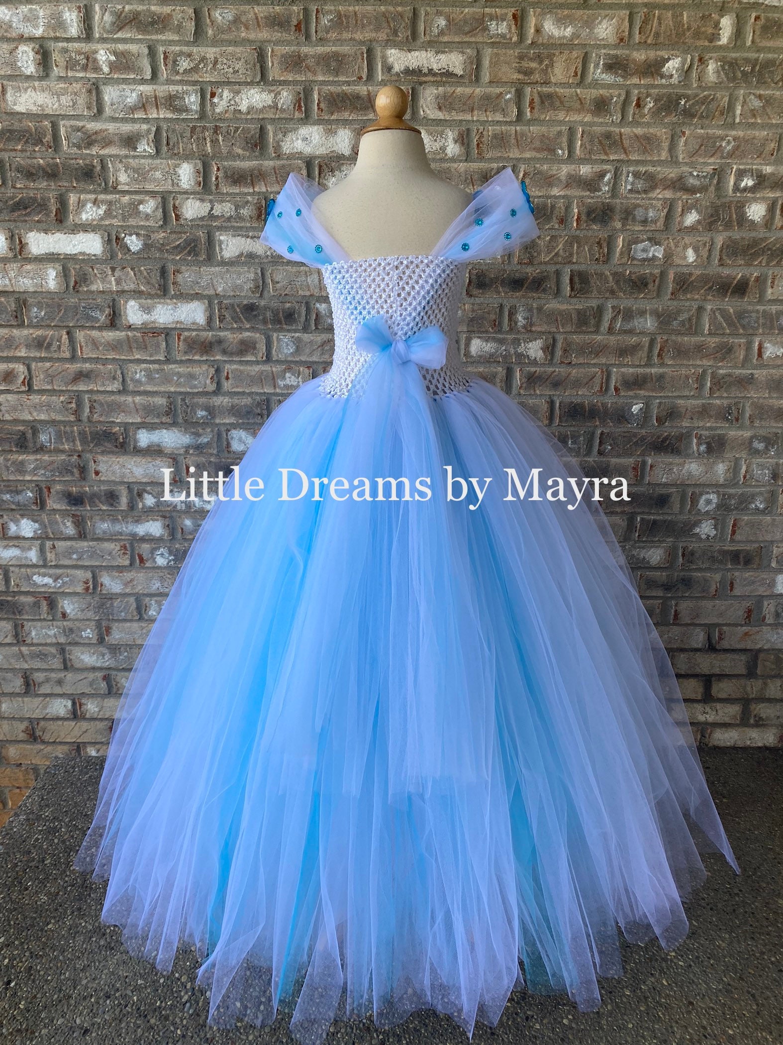 blue and white tutu dress Kawaii White Off-Shoulder Fairy Princess Dress  Kore Kawaii