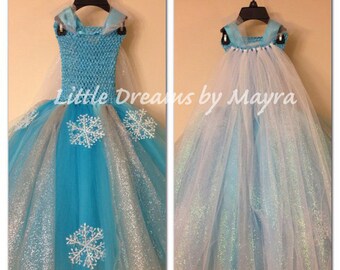 Snowflake Princess Couture Dress, Winter Wonderland Birthday Dress, Blue  Christmas Pageant Dress, Winter Onederland Birthday Dress - Etsy