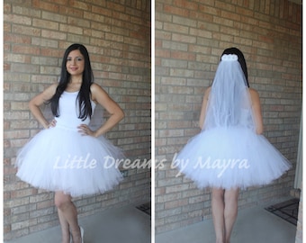 Braut Junggesellinnenabschied Tutu Rock und Schleier, Braut Tutu Set, lustige Junggesellinnenabschied Dekorationen, Junggesellinnenabschied Outfit