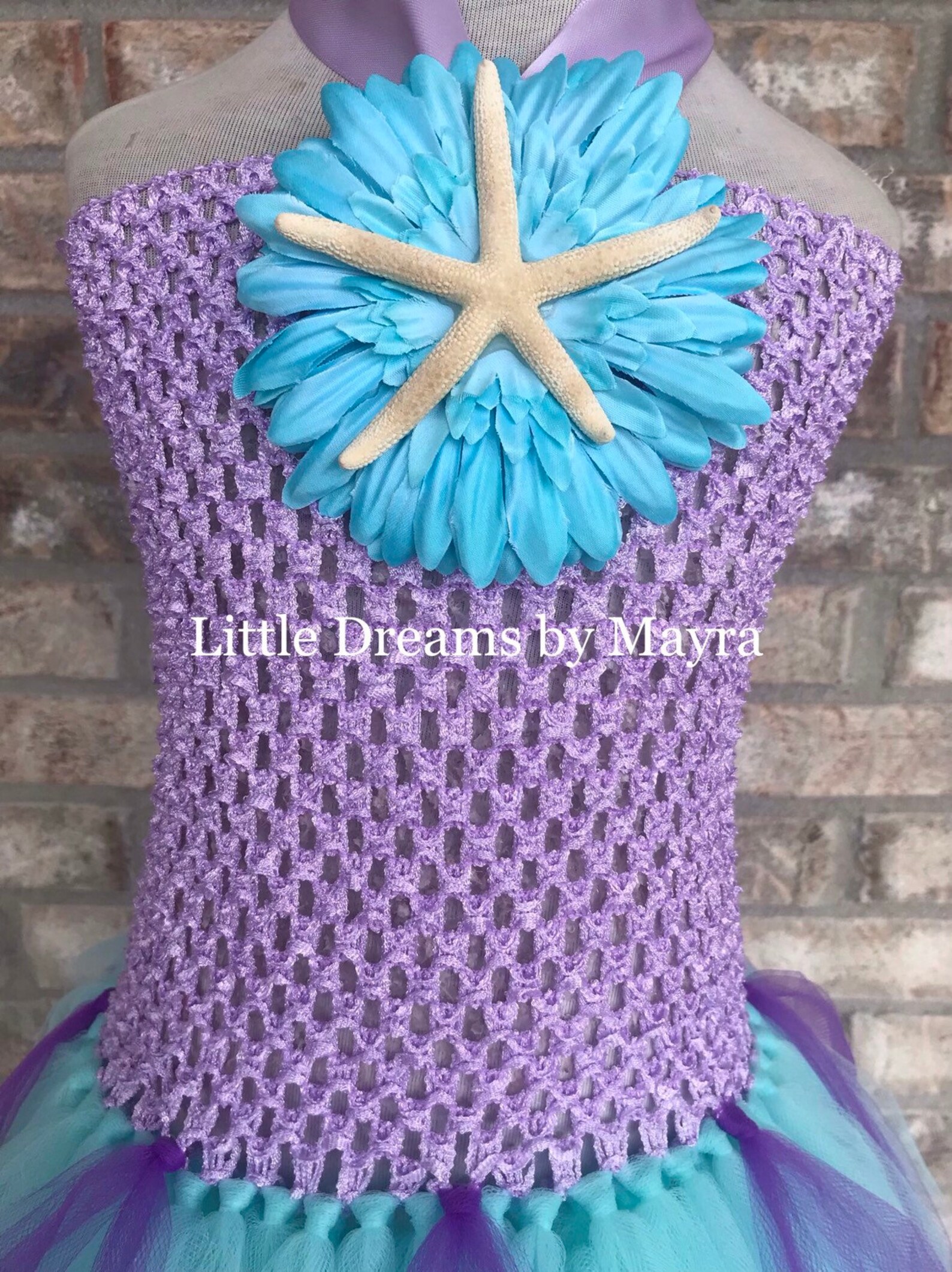 Mermaid Birthday Party Princess Dress