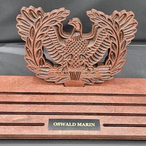 Warrant Officer Wooden Challenge Coin Holder