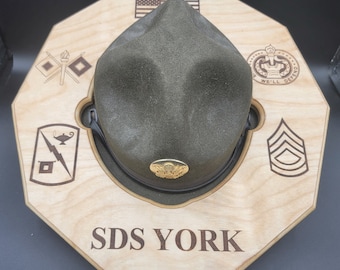 Drill Sergeant, State Trooper, Police Hat Press