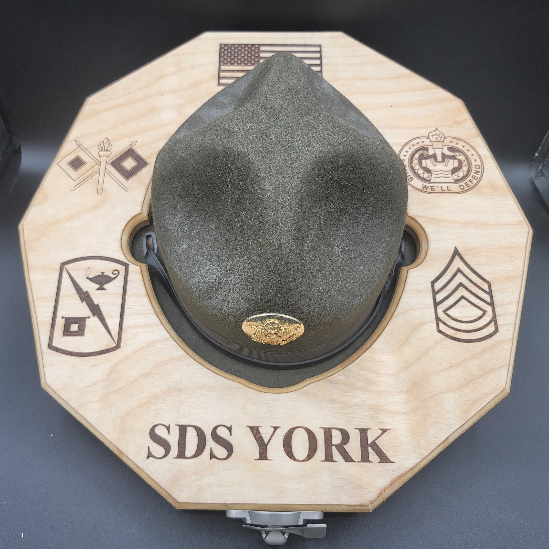 Drill Sergeant State Trooper Police Hat Press Etsy UK
