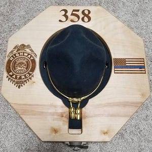 Drill Sergeant, State Trooper, Police Hat Press