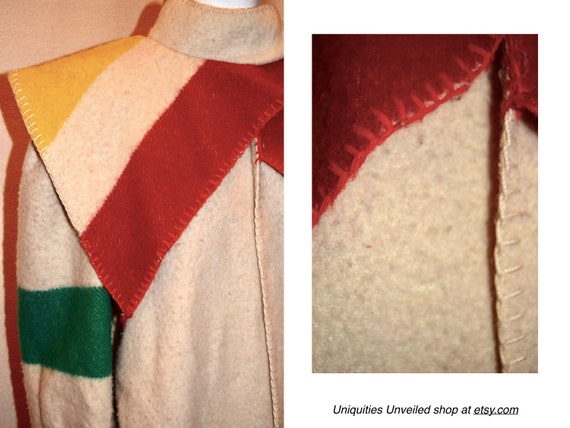 Dramatic, Rare, and Unique Maxi Coat using Hudson… - image 4