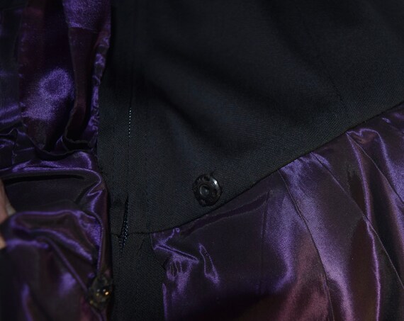 Dramatic Vintage Designer’s Sample. Elegant matte… - image 5