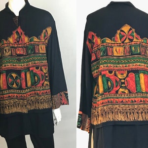 Ronald Kolodzie Maxi-Skirt in Orange Gutsy Cotton for Concept VII 70s Award Winning Designer