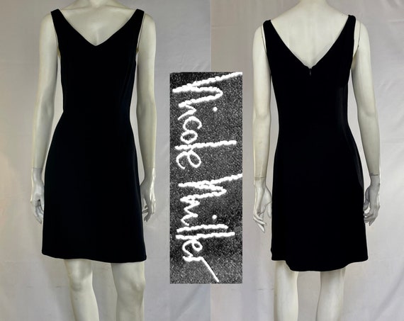 Forever LBD - Nicole Miller's Little Black Dress in Lined Black Crepe a Classy Classic for Any Month, Any Year, Most Any Occasion - Etsy Forever LBD - Nicole Miller's Little Black Dress in Lined Black Crepe a Classy Classic for Any Month, Any Year, Most Any Occasion - Etsy