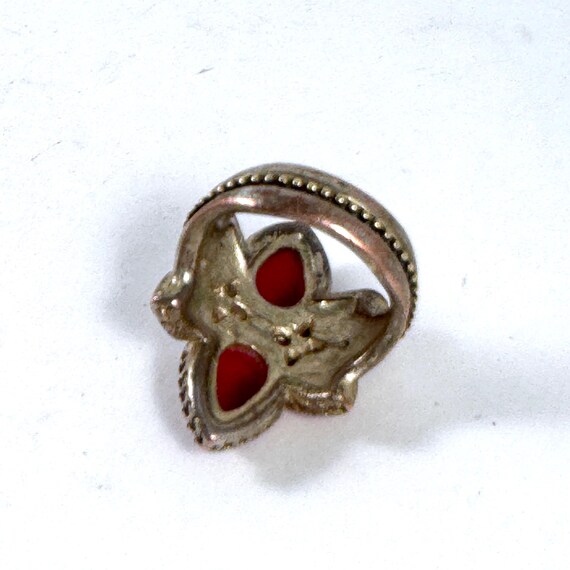 Multi Stone Red Ethnic Style Statement Ring with … - image 7