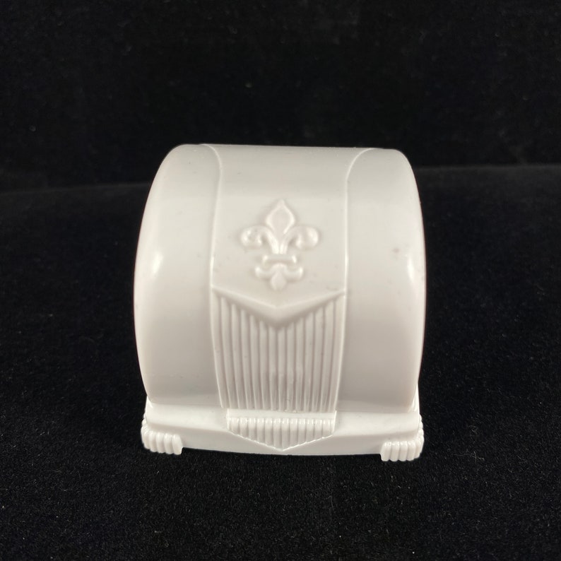 Vintage Ring Box Art Deco Vintage Jewelry Gift Box White Etsy