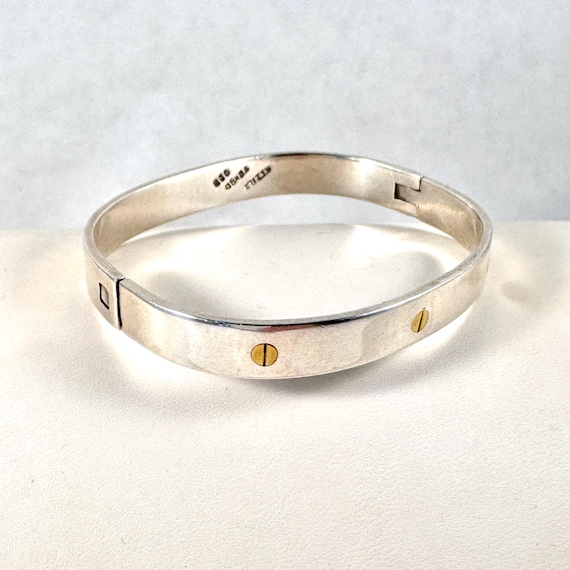 Taxco, Mexico Unique Rectangular 925 Sterling Sil… - image 8