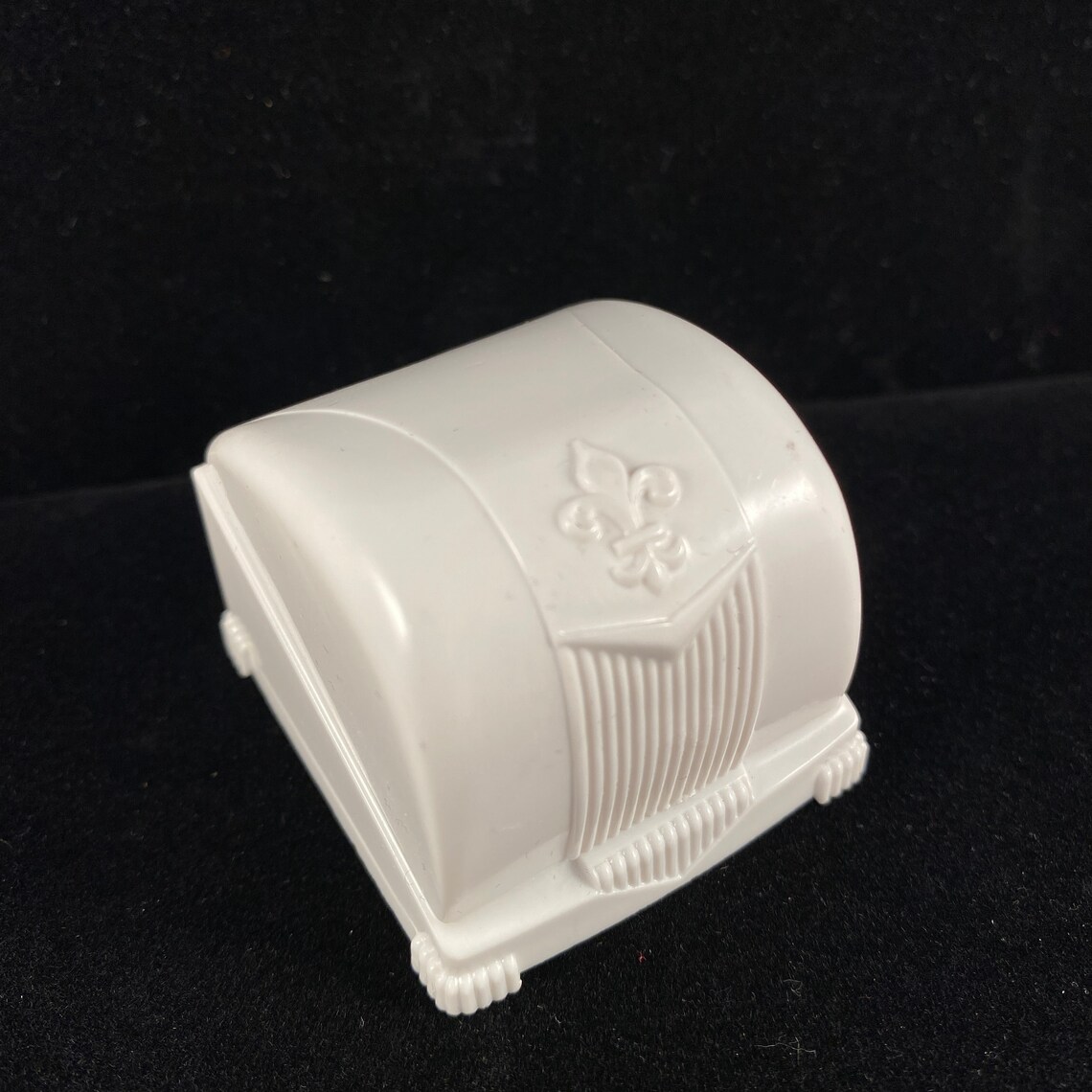 Vintage Ring Box Art Deco Vintage Jewelry Gift Box White Etsy