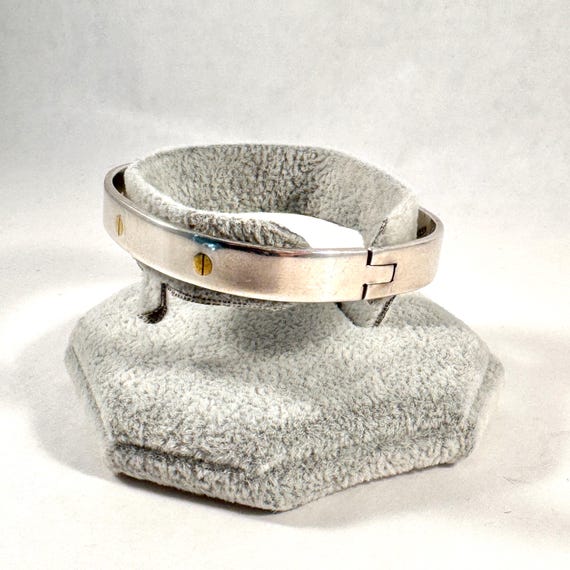 Taxco, Mexico Unique Rectangular 925 Sterling Sil… - image 4