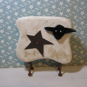 Primitive Wooden Sheep