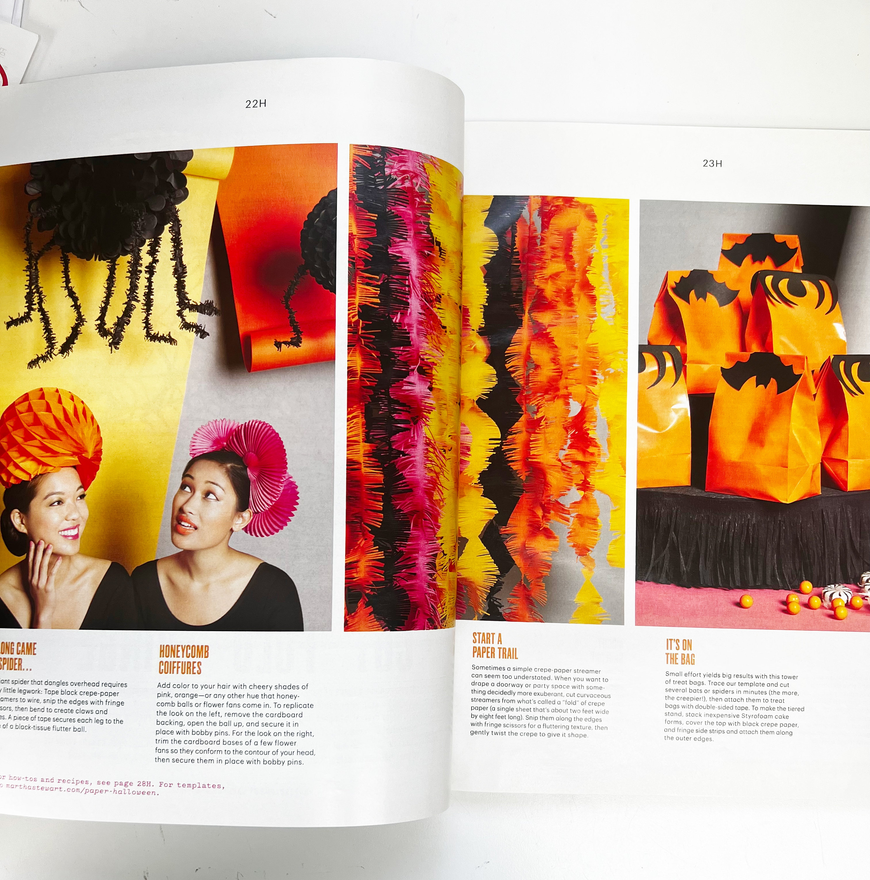 Martha Stewart Living Halloween October 2014 Flip Over Issue - Etsy, image size:2965x3000