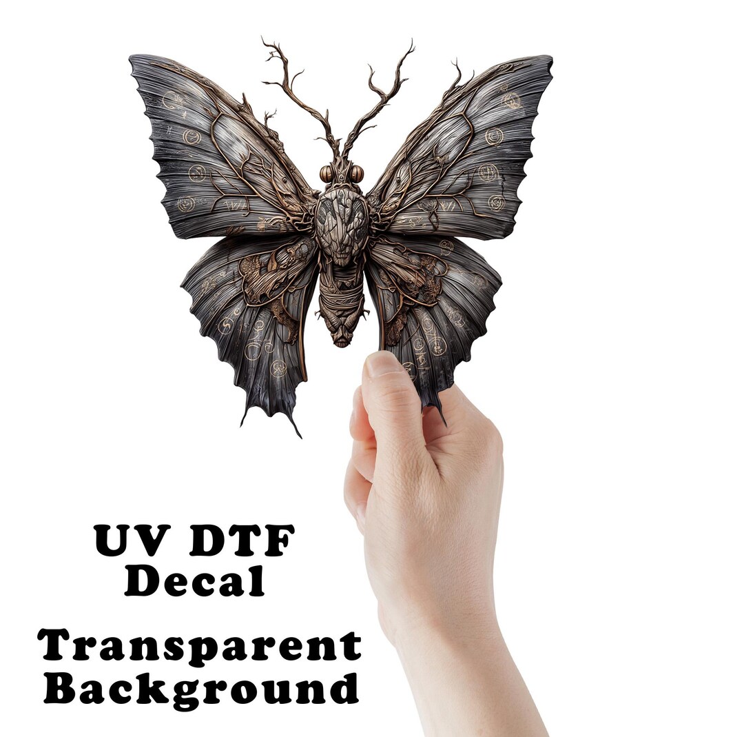 Ashroot Oracle Butterfly UV DTF Transparent Decal / Sticker You Choose ...