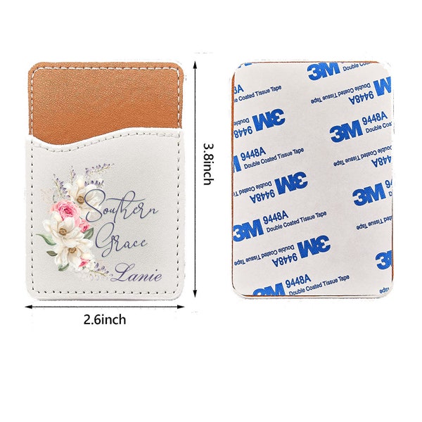 Personalized Southern Grace Phone Wallet Credit Card Holder