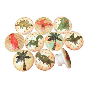 Conjunto de 10 perillas de gabinete de impresión de | Etsy