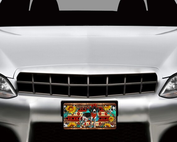 German Shorthaired Pointer Dog Aluminum Front License Plate Etsy Canada