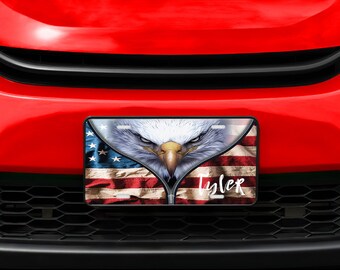 Targa Patriottica Con Scritta "New Sign Patriotic License - Foto 4