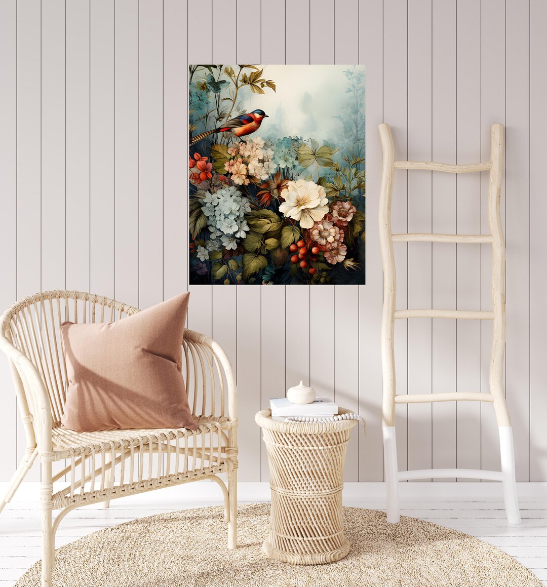 16x20 Melissa Floral Wall Art Canvas Print - Etsy