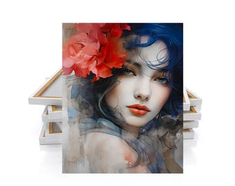 16x20 Delilah Wall Art Canvas Print