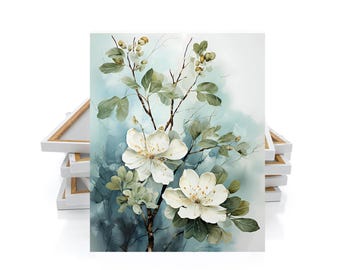 16x20 Delta Floral Wall Art Canvas Print