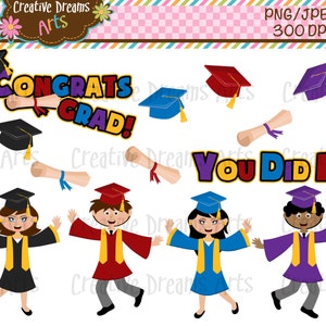 Download instantâneo de clipart de formatura