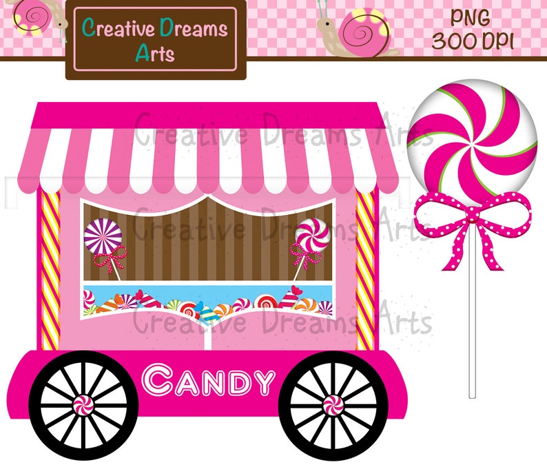 Candy Digital Clip Art Instant Download image 3