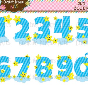 Nightime Numbers Instant Download