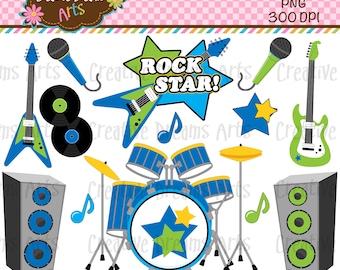 Boys Rock Digital Art Instant Download