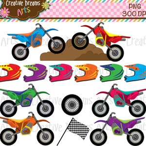Motorcycles/Dirt Bike Digital Clip Art Instant Download