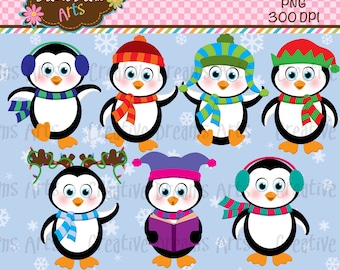 Penguins Digital Art Instant Download