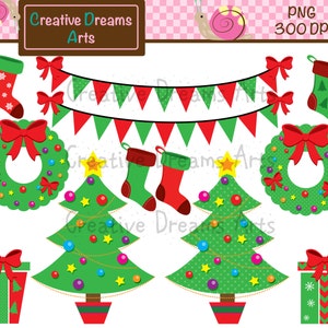 Christmas Digital Clip Art Instant Download