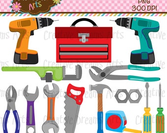 Tools Digital Clip Art Instant Download