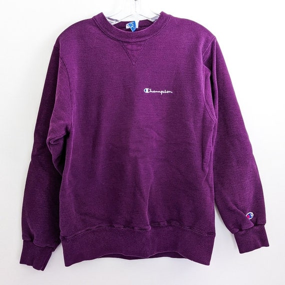 Vintage 80s Purple Champion Pullover Sweatshirt