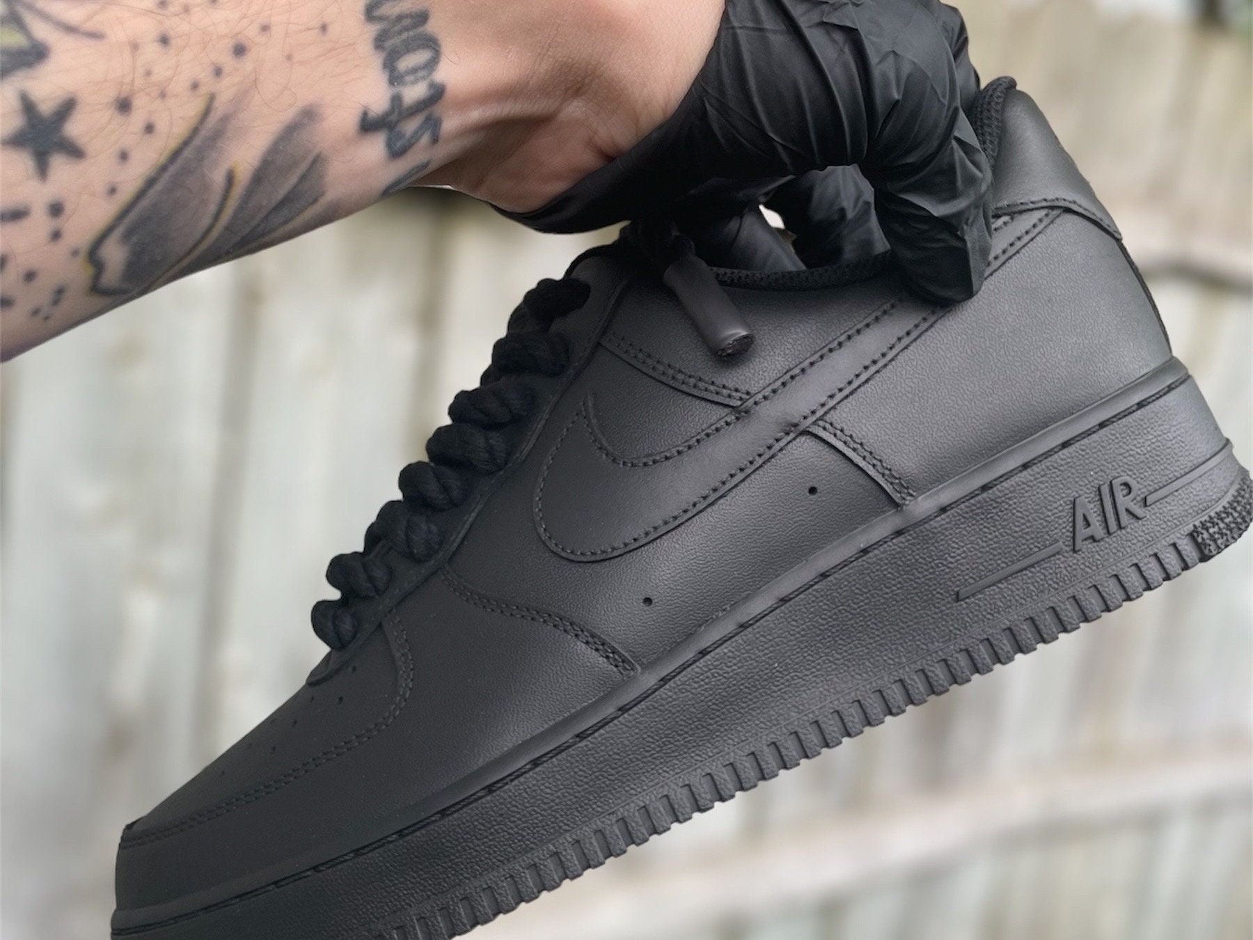 matte black air force 1