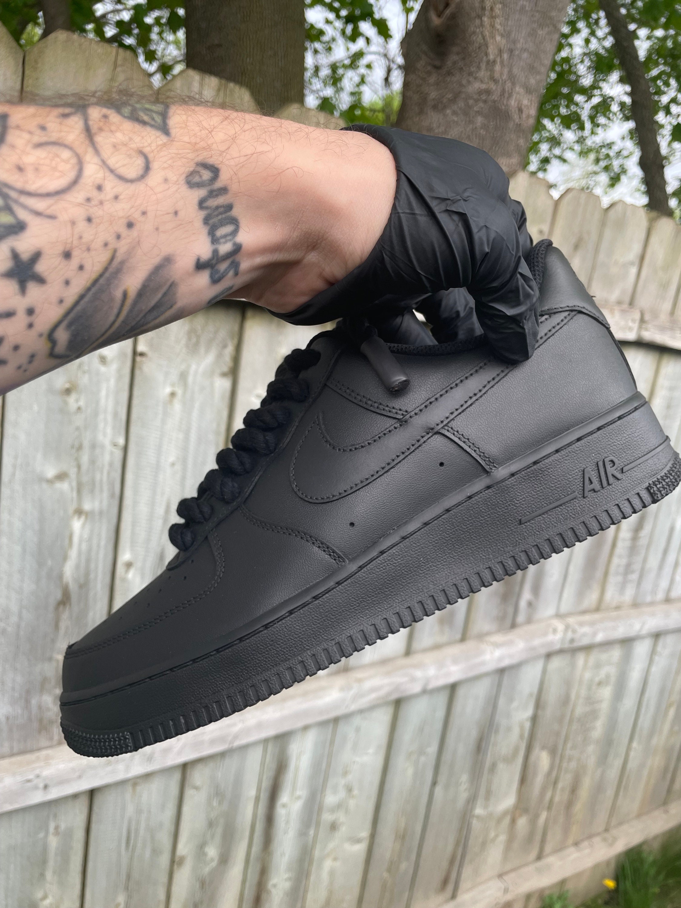 matte black air force 1