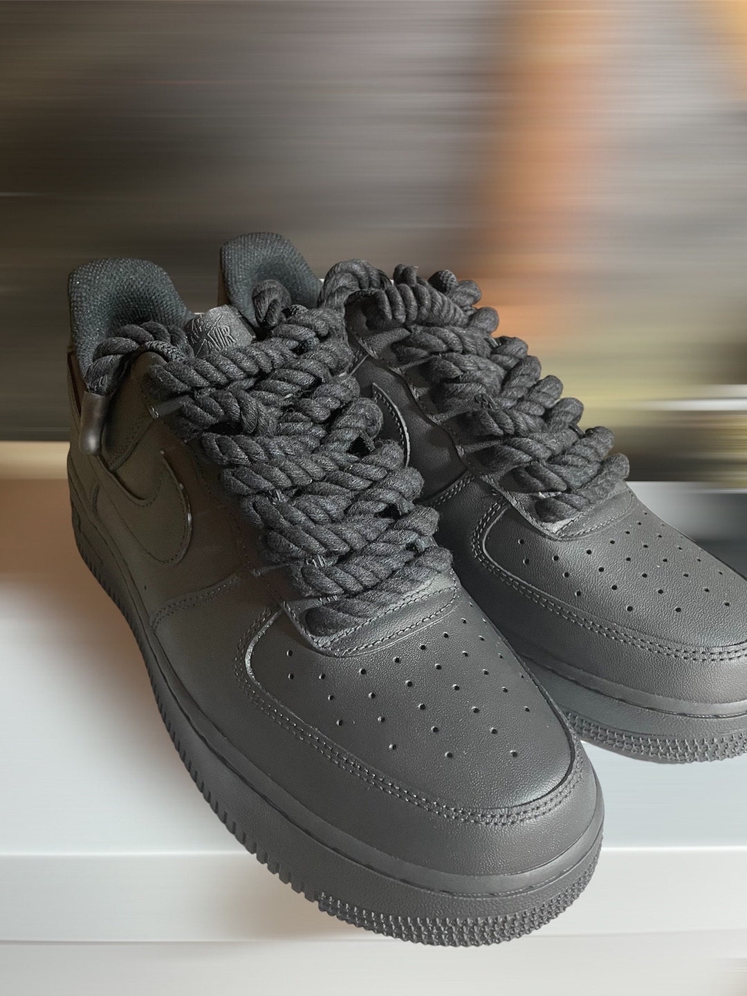 matte black air forces