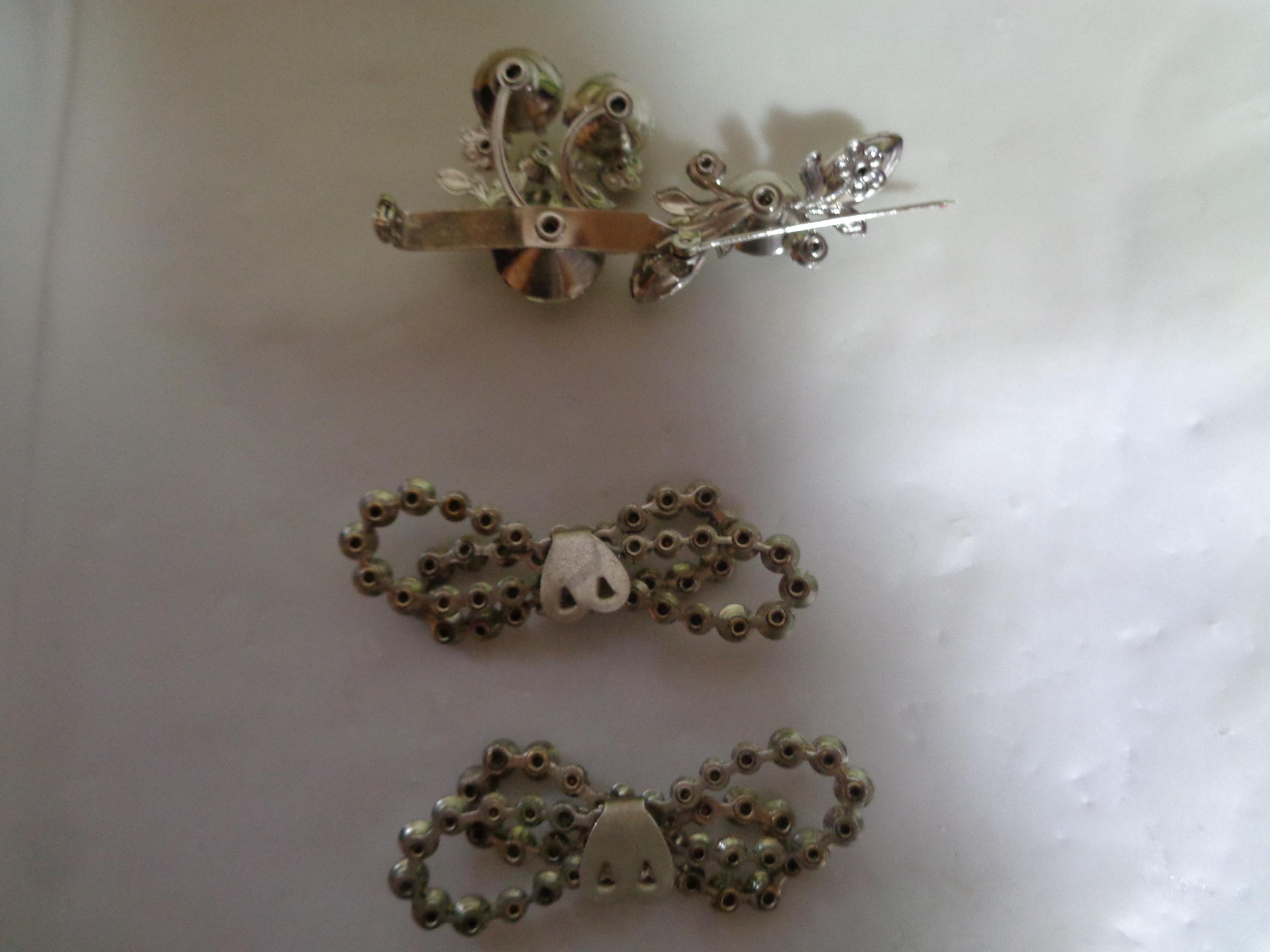 Ever Faith Femmes Cristal Strass Pinces à Chaussures De Mariée Pour Mariage Chaussures Décoration Pour Escarpins Bottes Talons Hauts, Cristal, Sans Pierre Précieuse