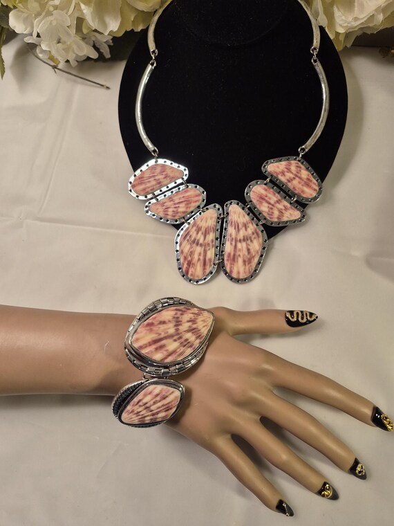 Seashore Nautical Beachy Theme Large Seashell Sil… - image 3