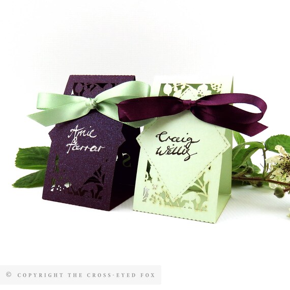 Rustic Wedding Place Card Blackberry Themed Escort Card Etsy